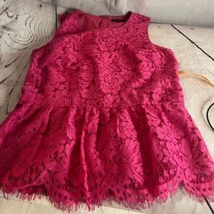 J. Crew women’s eyelash lace Medium top